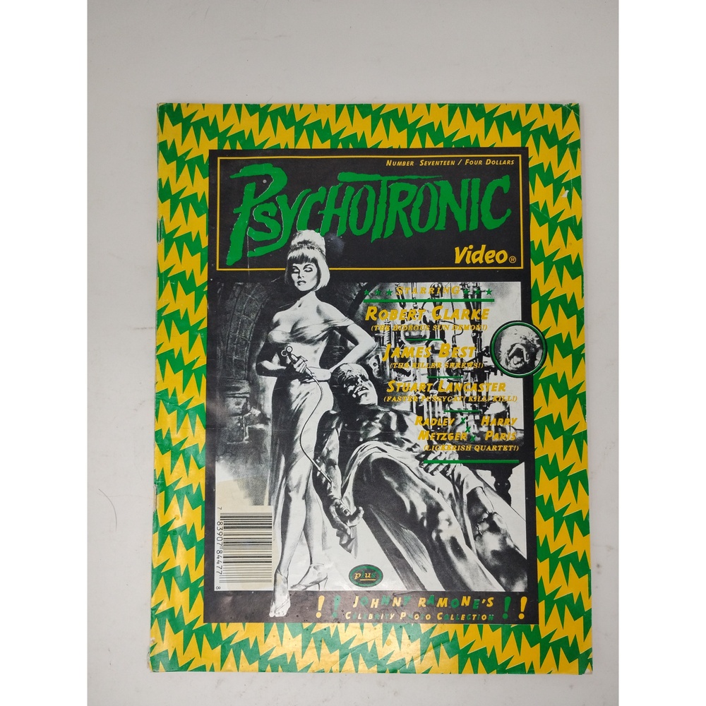 Psychotronic Video Magazine Issue 17 1994 Michael Weldon Cult Film Horror Zine